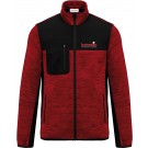 color:red melange/black